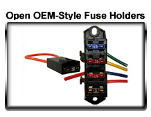 Open OEM-Style Fuse Holders